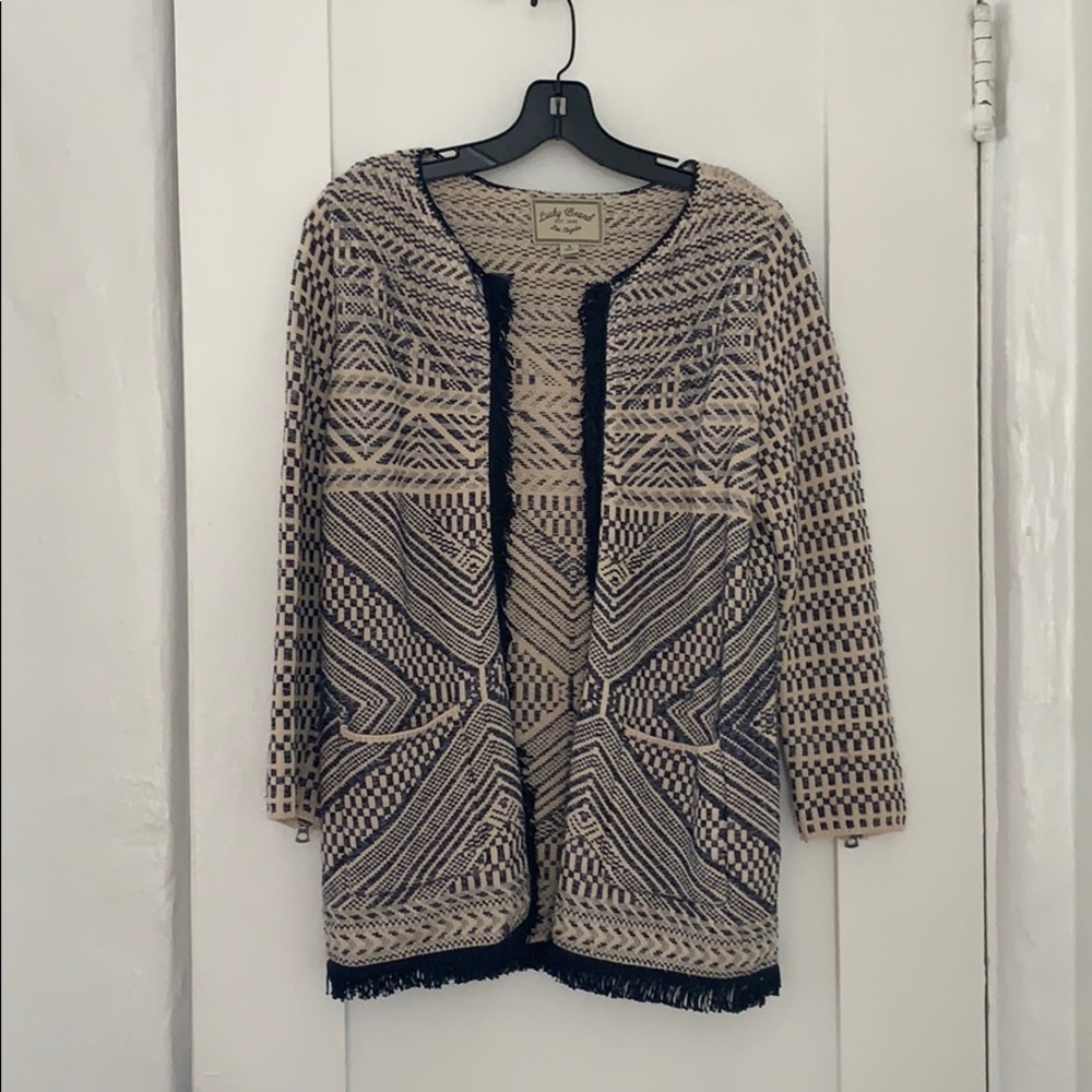 Beautiful tweed Lucky Brand blazer/coat